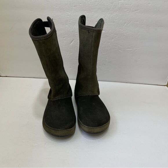 CROCS BERRYESSA‎ SUEDE BOOTS - Picture 2 of 7